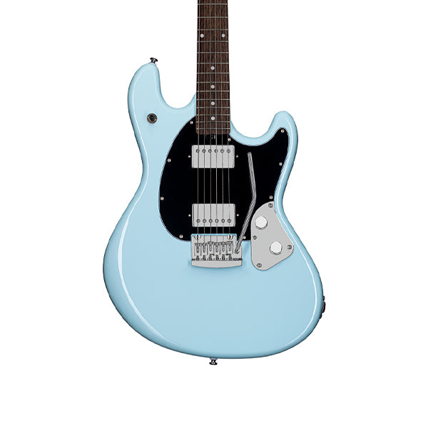 Sterling by Ernie Ball Music Man SR30 Stingray Electric Guitar with Tremolo - Daphne Blue (SR30-DBLM)