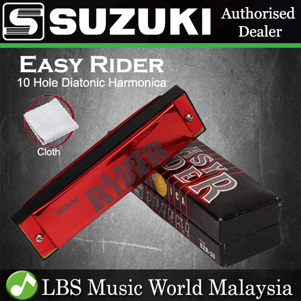 Suzuki Harmonica EZR-20 AL 10 Hole Easy Rider Diatonic Harmonica (EZR20 EZR 20)