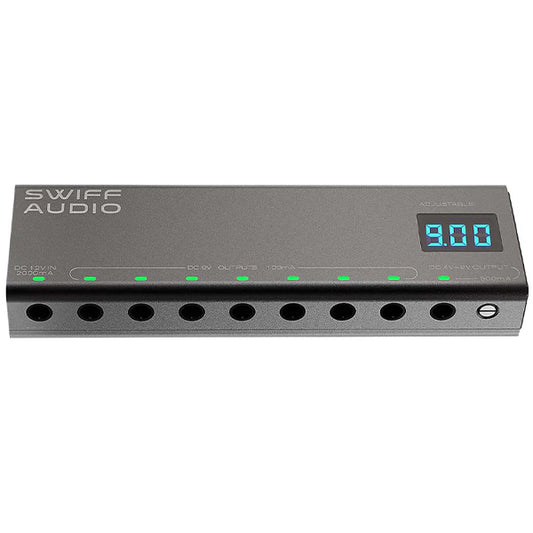 Swiff Audio P200 9 Output Effector Adjustable Guitar Pedal Power Supply Station