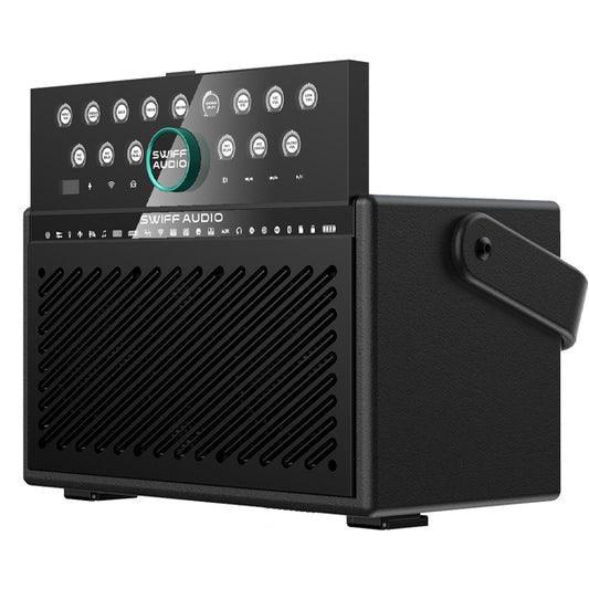 Swiff Audio S100 100 Watt Multifunctional Rechargeable Amplifier with 5.8G Wireless System, UHF Microphone, Drum Machine and Bluetooth