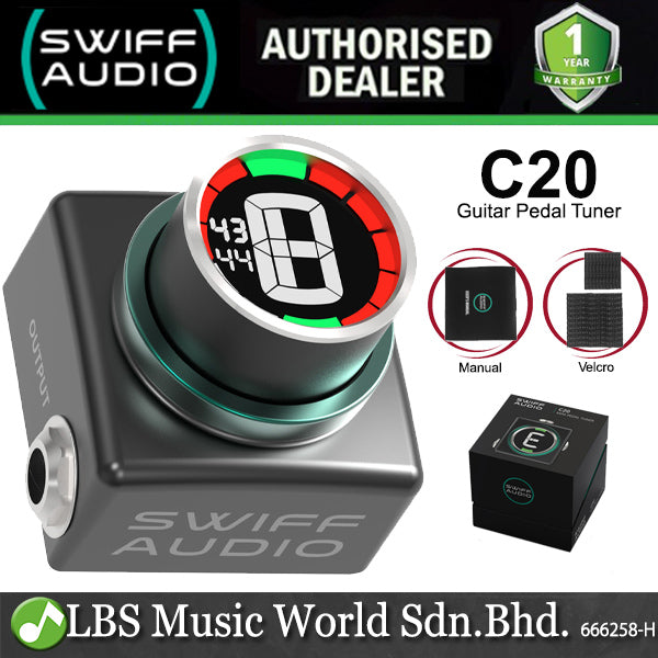 Swiff Audio C20 Mini Guitar Pedal Tuner - LBS Music World Malaysia