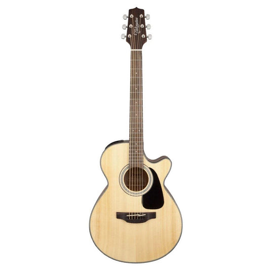 Takamine GF30CE-NAT FXC Cutaway Solid Spruce Top Acoustic Electric Guitar with Bag - Natural (GF30CE NAT)