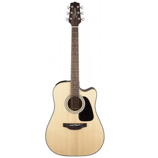 Takamine GD30CE-NAT Cutaway Dreadnought Solid Spruce Top Acoustic Electric Guitar with Bag - Natural (GD30CE NAT)