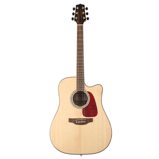 Takamine GD93CE-NAT Dreadnought Cutaway Solid Spruce Top Acoustic Electric Guitar with Bag - Natural (GD93CE NAT)