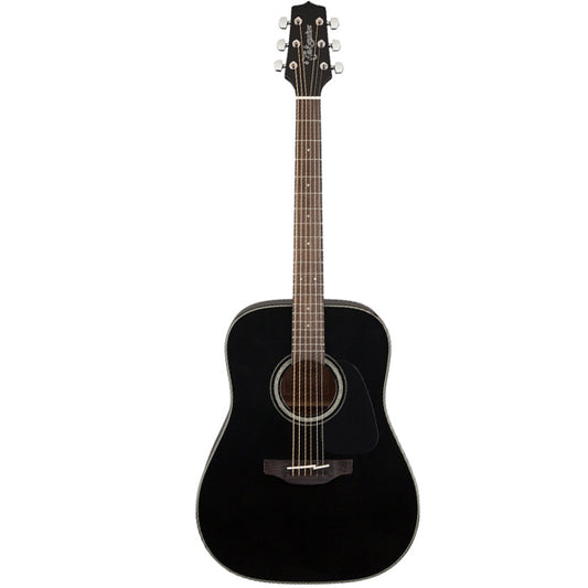 Takamine GD30-BLK Dreadnought Solid Spruce Top Acoustic Guitar with Bag - Black (GD30 BLK)