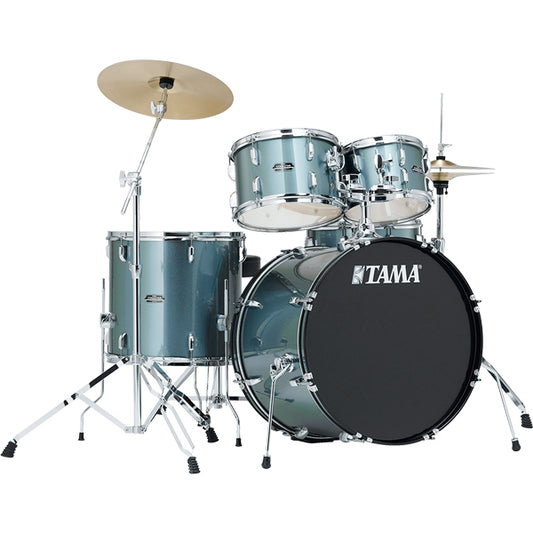 Tama Stagestar SG52KH6 5 Piece Drum Set with Zildjian ZP4PK Cymbal Set - 22 Inch Bass Drum (Stage Star)