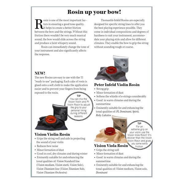 Thomastik Infeld Vienna 204/II Rosin Medium Vision for Cello and Viola (204)