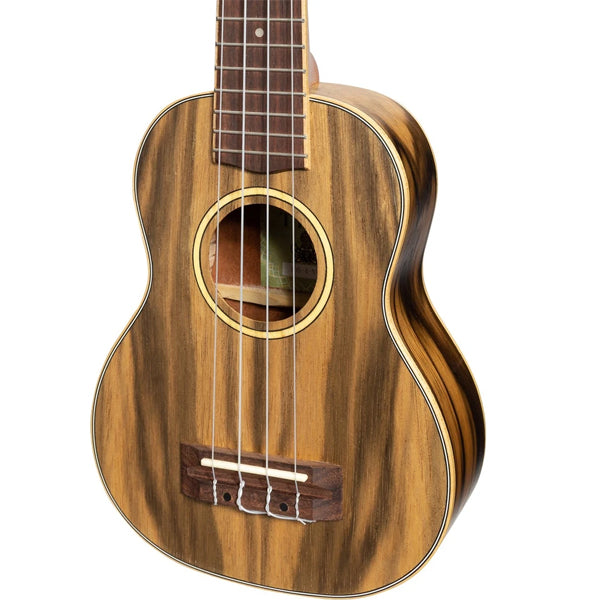 TIKI TDS-4-NST 4 Series Dao Wood Soprano Ukulele - Natural Satin (TDS4 TDS 4)