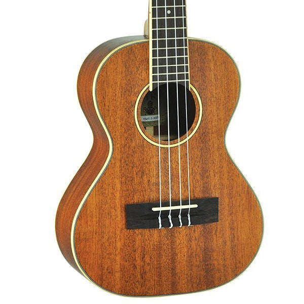TIKI TMT-5-NST 5 Series Mahogany Solid Top Tenor Ukulele With Hard Case - Natural Satin (TMT5)