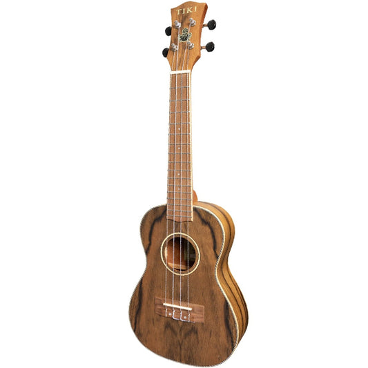 TIKI TDC-4-NST 4 Series Daowood Concert Ukulele - Natural Satin (TDC4 TDC 4)