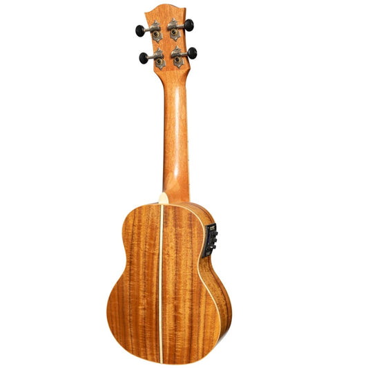 TIKI TKS-3P-NST 3 Series Koa Wood Electric Soprano Ukulele - Natural Satin (TKS3P TKS 3P)