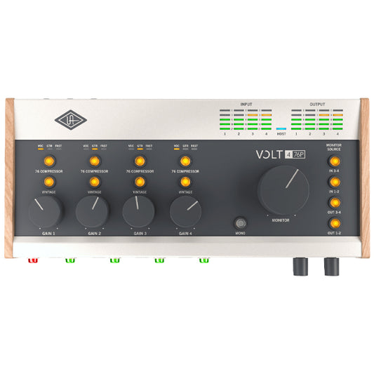 Universal Audio Volt 476P USB C Audio Interface with 4 Preamps and Recording Software (476 P)