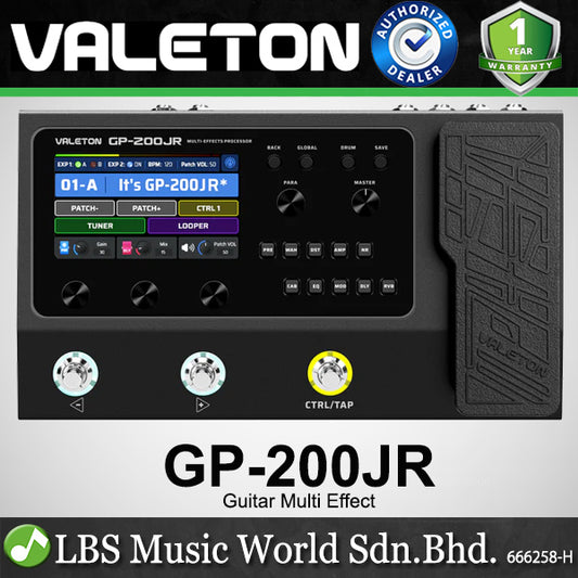 Valeton GP-200JR Compact Guitar Multi Effect Pedal Processor (GP200JR GP200 JR)