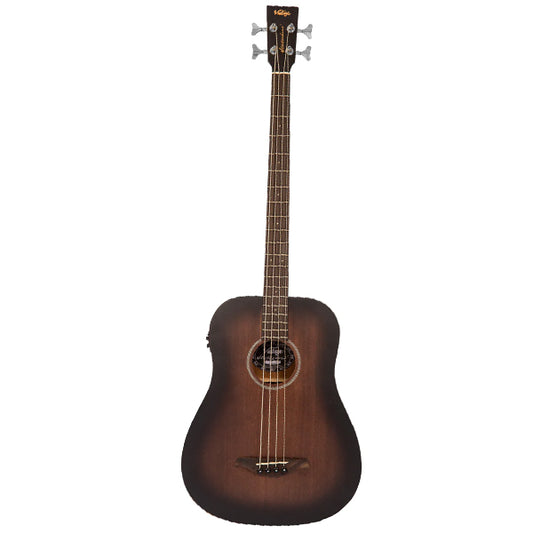 Vintage VCB440WK 4 Strings Statesboro' Mahogany Top Electric Acoustic Bass Guitar - Whisky Sour (VCB440 WK)