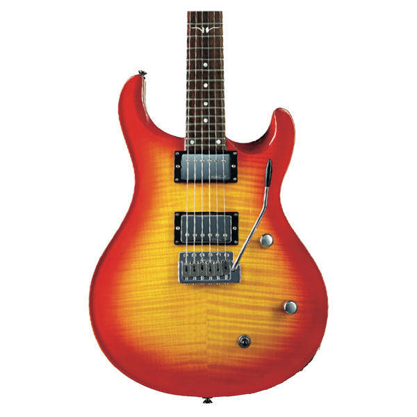 Vintage VRS150HB Rock Series Mahagony Body Neck Thru HH Pickup 24-Fret Double-Cutaway Electric Guitar Honeyburst (VRS 150HB)