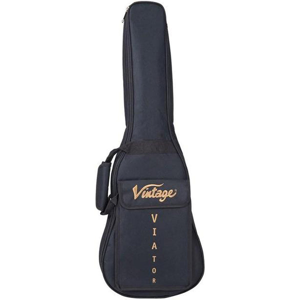 Vintage VTR800PB-USB Paul Brett Signature Solid Sitka Spruce Top Travel Acoustic Electric Guitar (VTR 800PB-USB)