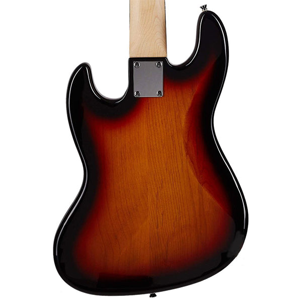 Vintage VJ75MSSB Reissued Bolt On Maple Neck Ash Wood Body 5 String Bass Guitar Sunburst (VJ75 MSSB)