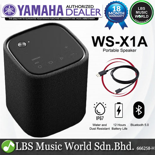Yamaha WS-X1A Hi-Fi True X Wireless Mini Portable Speaker (WSX1A WS X1A)