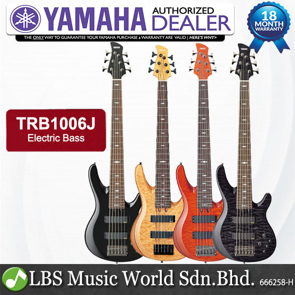 Yamaha TRB1006J 6 String Monster Bass Maple Mahogany Neck Electric