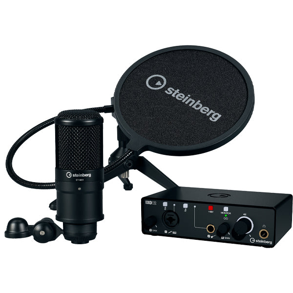 Yamaha Steinberg IXO12 Podcast Pack Ultra Portable USB Audio Interface with Cubase AL & LE
