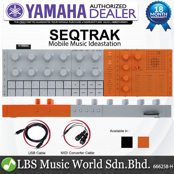 Yamaha SEQTRAK Rechargeable Battery Mobile Music Creation Module Ideastation