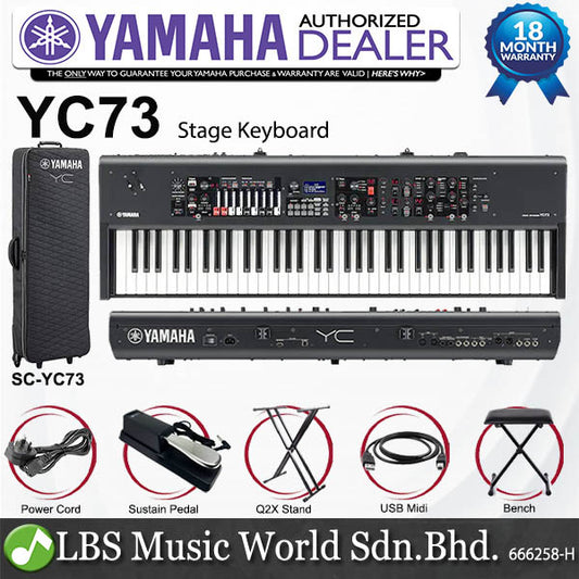 Yamaha YC73 73-key Stage Keyboard with Balanced Hammer Action Keys