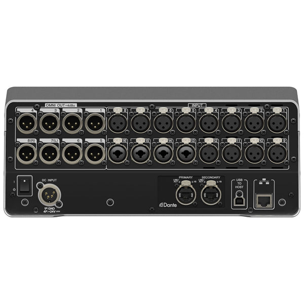 Yamaha DM3-D 22 Channel Mixer Ultra Compact Digital Mixing Console with Dante (DM3D DM3 D)