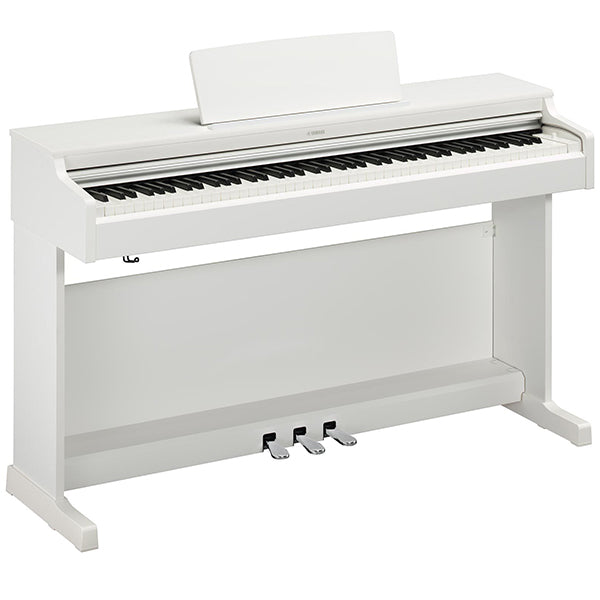 Yamaha YDP-165 Arius 88 Keys Digital Piano Complete Bundle - White (YDP165 YDP 165)