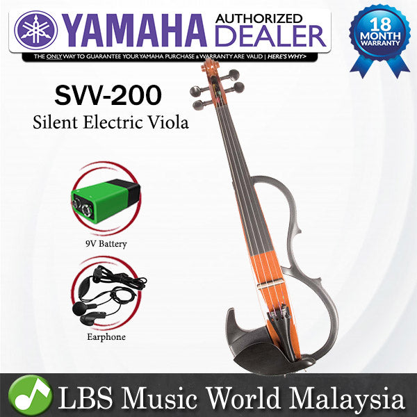 Yamaha SVV200 4/4 Spruce Silent Series Viola (SVV 200) - LBS Music