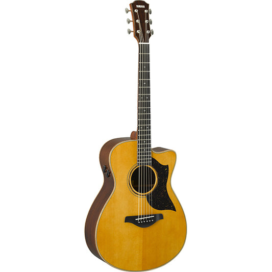 Yamaha AC5R ARE Concert Cutaway Acoustic Electric Guitar With Hard Case - Vintage Natural (AC5 AC 5R)