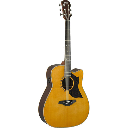 Yamaha A5R ARE Dreadnought Cutaway Acoustic Electric Guitar with Hardcase - Vintage Natural (A5 R)