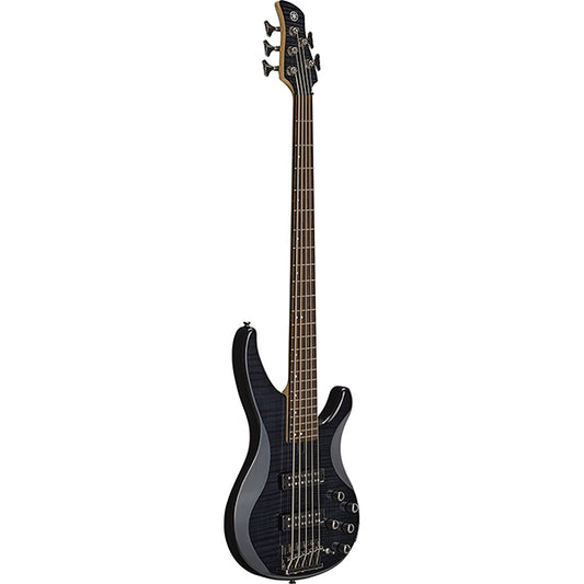 Yamaha TRBX605FM 5 String Electric Active Bass Guitar Flamed Maple Top Translucent Black (TRBX605 FM)