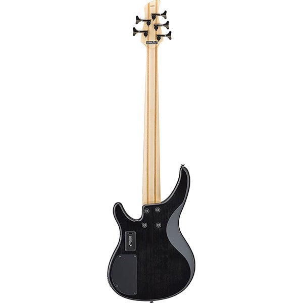 Yamaha TRBX605FM 5 String Electric Active Bass Guitar Flamed Maple Top Translucent Black (TRBX605 FM)
