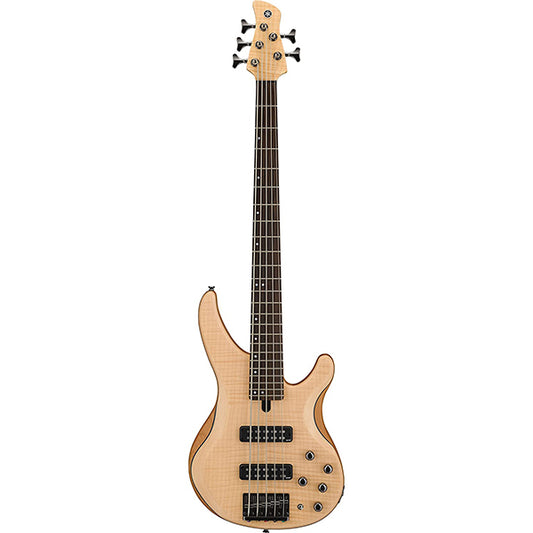 Yamaha TRBX605FM 5 String Electric Active Bass Guitar Flamed Maple Top Natural Satin (TRBX605 FM)