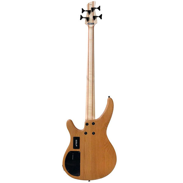 Yamaha TRBX604FM 4 String Active Electric Bass Guitar with Flamed Maple Top Natural Satin (TRBX604 FM)