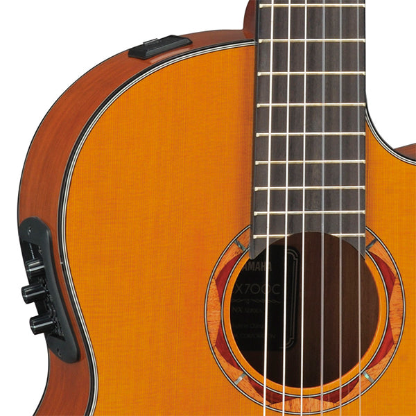 Yamaha NCX700C 39'' Cutaway Solid Western Red Cedar Acoustic Electric Guitar (NCX 700C)