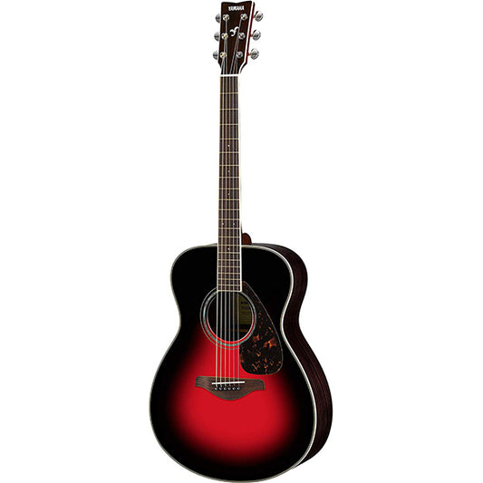 Yamaha FS830 40" Concert Solid Spruce Top Acoustic Guitar- Red Burst (FS 830)