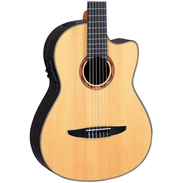 Yamaha NCX1200R 39'' CG Cutaway Solid Stika Spruce Acoustic Electric Guitar with Case (NCX 1200R)