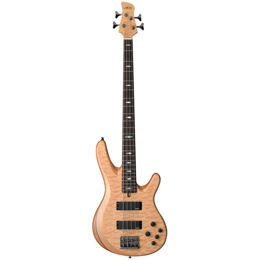Yamaha TRB1004J 4 String Alder Hum Canceling Type Alnico V Pickup Electric Bass Guitar Natural (TRB 1004J)