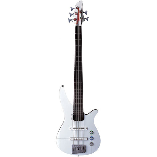 Yamaha RBX5 A2 5 String A.I.R SS Pickup Electric Bass Guitar White & Aircraft Gray (RBX5A2)