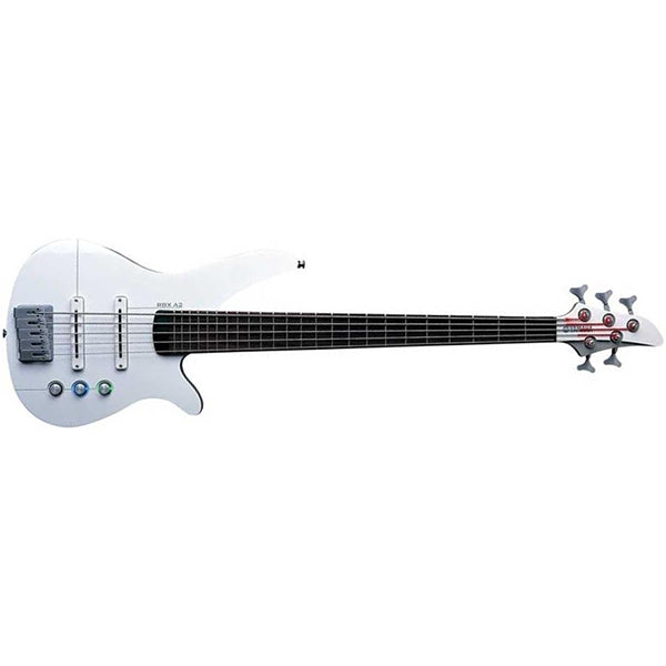 Yamaha RBX5 A2 5 String A.I.R SS Pickup Electric Bass Guitar White & Aircraft Gray (RBX5A2)