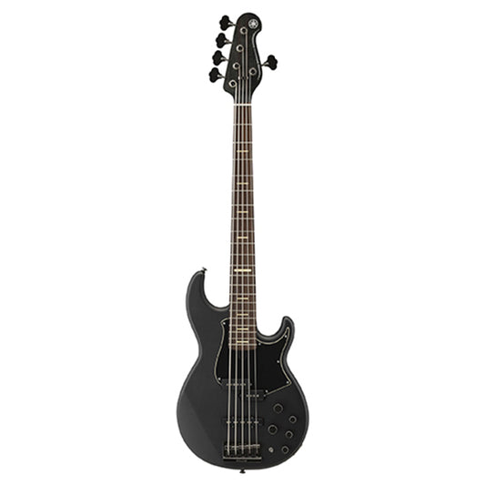 Yamaha BB735A 5 String Alder SS Pickup Electric Bass Guitar Matte - Black (BB 735A)