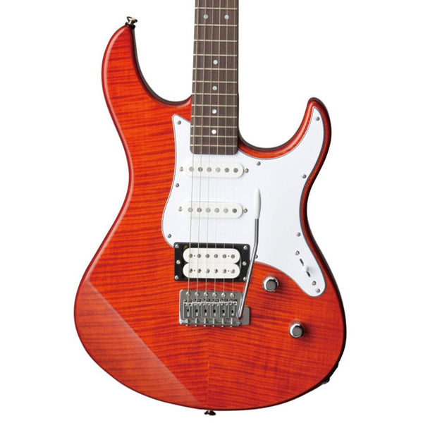 Yamaha PAC212VQM Alder Maple HSS Electric Guitar - Caramel Brown (PAC 212VQM)