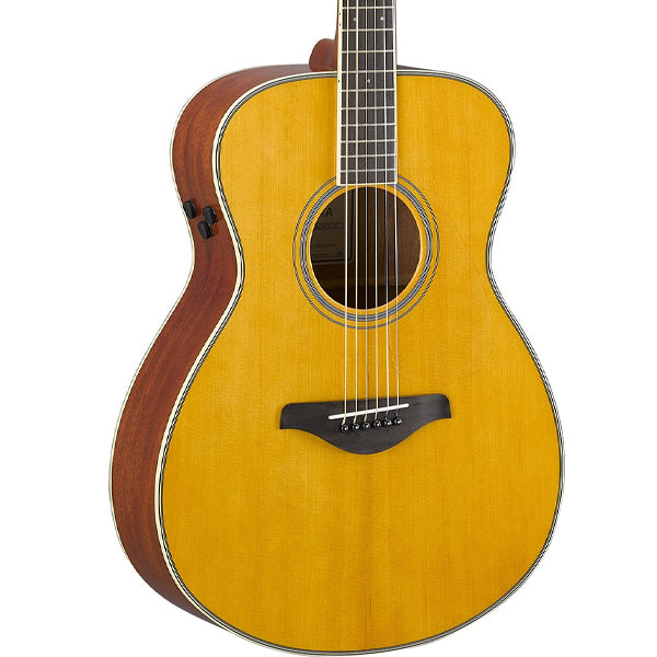 Yamaha FS-TA 40 Inch Concert Solid Spruce Acoustic Electric Guitar With Pickup Vintage Tinted (FSTA FS TA)