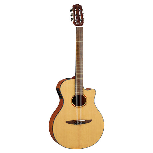 Yamaha NTX1 Nylon String Acoustic Electric Classical Guitar with Atmosfeel Electronic Pickup Natural (NTX 1)