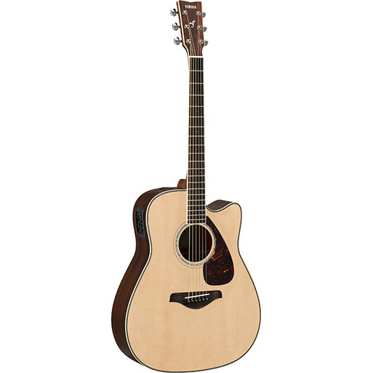 Yamaha FGX830C 41'' Dreadnought Solid Spruce Acoustic Electric Guitar With Pickup Natural (FGX830)