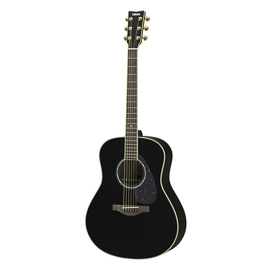 Yamaha LL6 ARE 41'' Jumbo Solid Spruce Acoustic Electric Guitar With Pickup Black (LL 6)