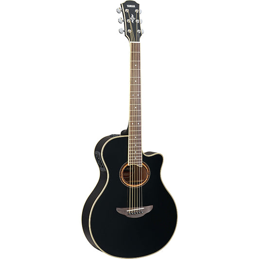 Yamaha APX700II 41" Solid Spruce Top Acoustic Electric Guitar With Pickup Black (APX700)