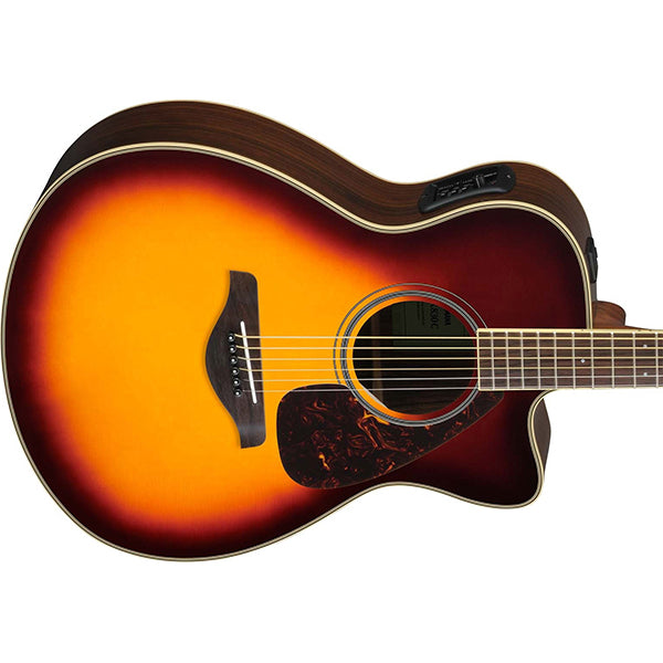 Yamaha APX700II 41" Solid Spruce Top Acoustic Electric Guitar With Pickup Brown Sunburst (APX700)