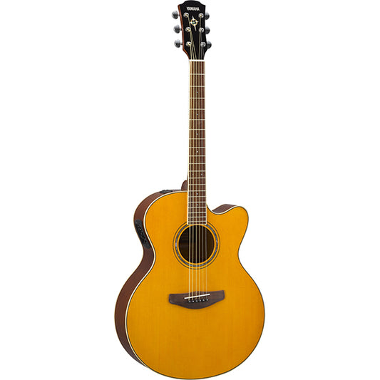 Yamaha CPX600 42" Medium Jumbo Spruce Top Acoustic Electric Guitar With Pickup Vintage Tint (CPX 600)